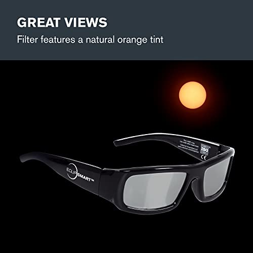 Celestron – 3-Pc EclipSmart Safe Solar Observing & Imaging Kit – Meets ISO 12312-2:2015(E) Standards – Premium Solar Safe Filter Technology – Includes Eclipse Glasses + Photo Filter + Eclipse Book