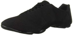 bloch women's amalgam canvas sneaker dance shoe, black, 13.5 medium us