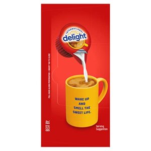 International Delight Coffee Creamer Singles, Sweet & Creamy, Shelf Stable Flavored Creamer, 24 Ct, 16 FL Oz, Pre-Portioned Creamers