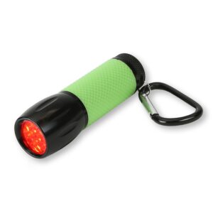carson redsight red led flashlight for reading astronomy star maps and preserving night vision with two brightness settings (sl-33) x-large