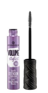 essence | volume stylist 18hr lash extension with fiber mascara | cruelty free - black