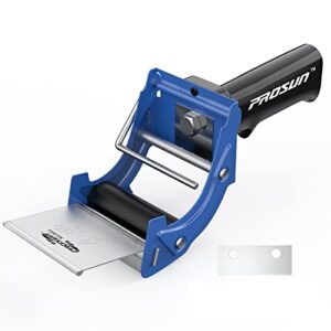 prosun fast reload 3 inch wide large tape gun dispenser packing packaging sealing cutter (tg04-blu)