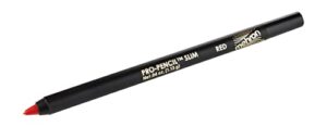 mehron makeup propencil slim | makeup pencil for eye liner| eyeliner pencil| .04 oz (1.13 g) (really bright red)