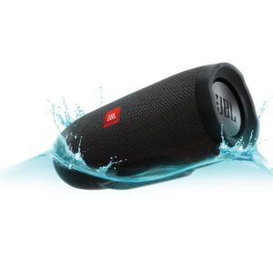 JBL Charge 3 Waterproof Bluetooth Speaker -Black (Renewed)