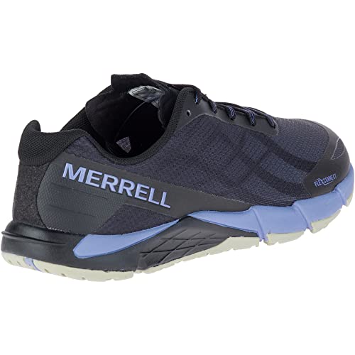 Merrell Women's Bare Access Flex Trail Runner, Black/Metallic Lilac, 5 M US
