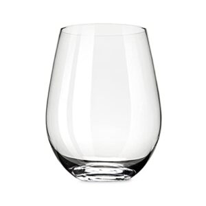 true grand cru crystal stemless wine glasses set, stemless white wine glasses, red wine glasses stemless, large wine glasses set of 4, 22oz