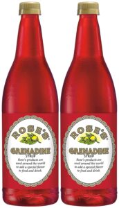 rose's grenadine, 1 liter (2-pack)