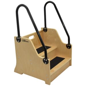 little partners reach up! step stool (natural)