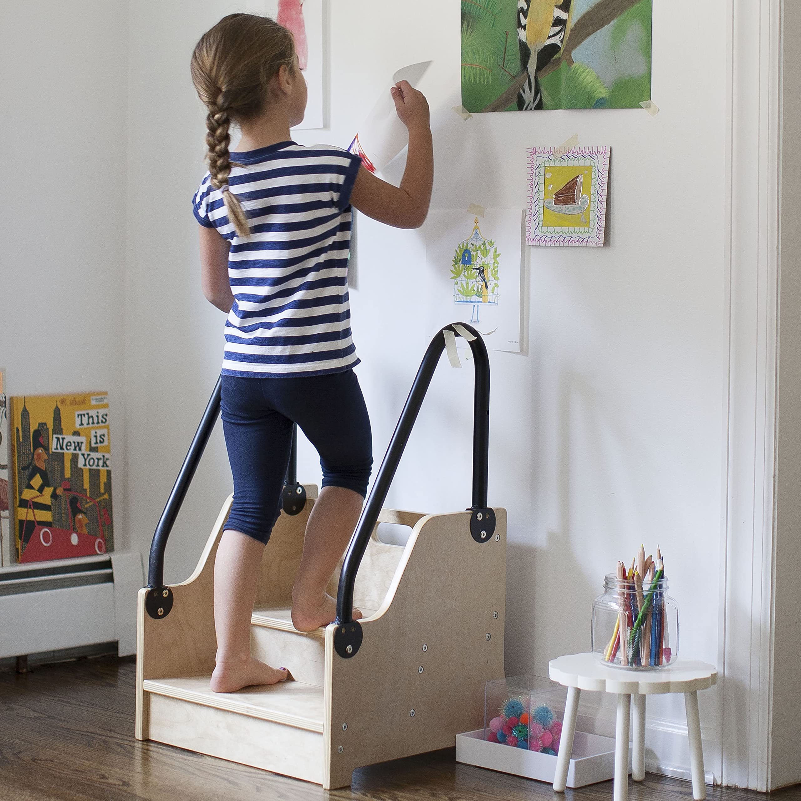 Little Partners Reach Up! Step Stool (Natural)