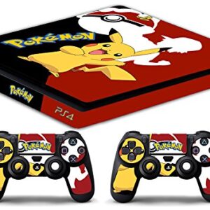 Skin Ps4 Slim - Pokemon - Limited Edition Decal Cover ADESIVA Playstation 4 Slim Sony Bundle