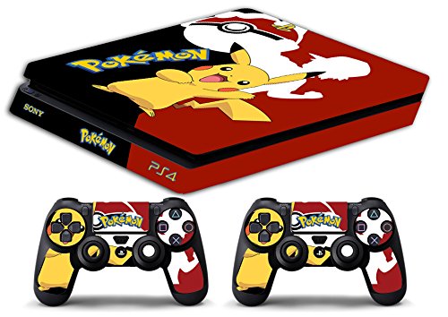 Skin Ps4 Slim - Pokemon - Limited Edition Decal Cover ADESIVA Playstation 4 Slim Sony Bundle