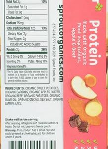 Sprout Organics Root Vegetables with Beef, 4 Oz Pouch