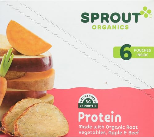 Sprout Organics Root Vegetables with Beef, 4 Oz Pouch