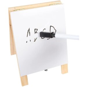 Juvale Small Double Sided Easel, Black Chalkboard & White Dry Erase Boards (5.5 x 7.8 x 1 in)