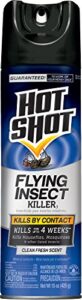 hot shot flying insect killer 15 ounces, aerosol, clean fresh scent (pack of 6)