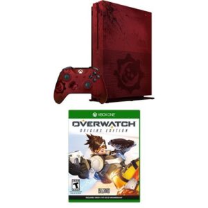 xbox one s 2tb console - gears of war 4 limited edition bundle + overwatch - origins edition
