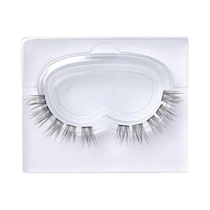KISS Falscara DIY Eyelash Extension Lengthening Wisps - Featherlight Synthetic Reusable Artificial Eyelashes Pack of 10 Mini Lash Clusters for that Authentic Eyelash Extension Look