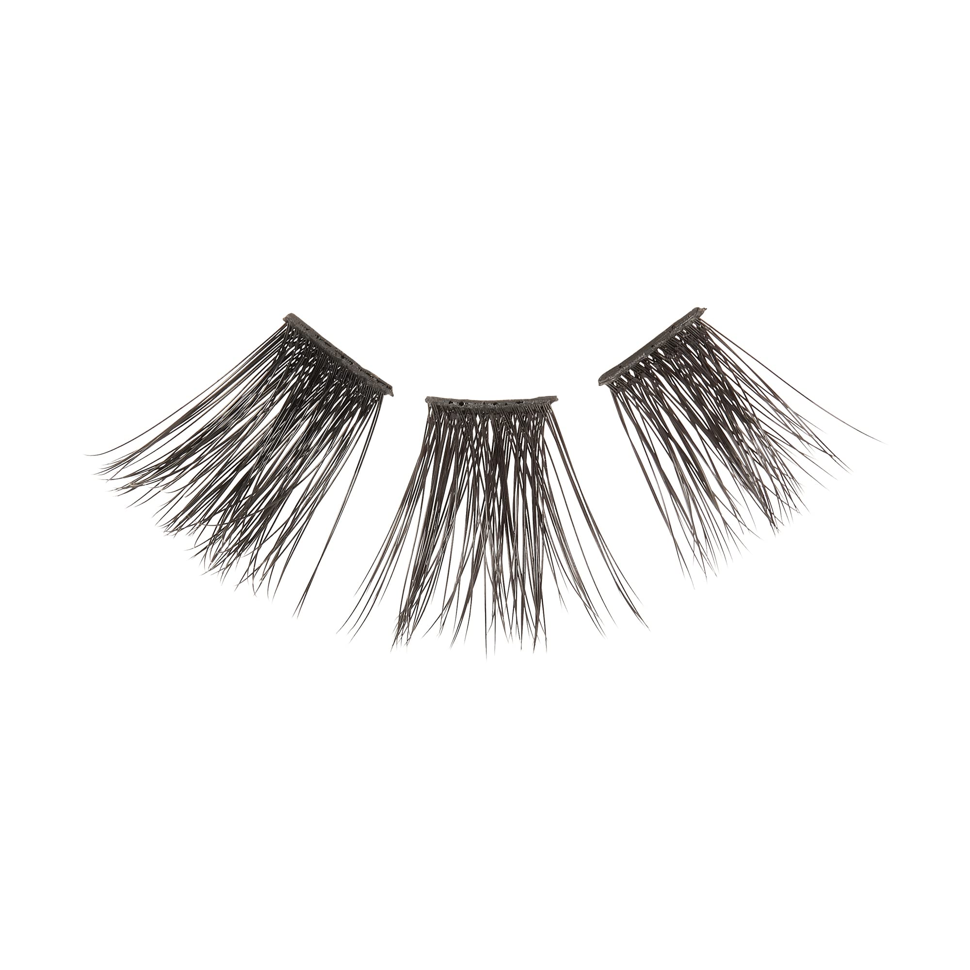 KISS Falscara Multipack False Eyelashes, Lash Clusters, Extra Drama Wisps', 18mm-20mm, Includes 24 Lash Wisps (6 Short, 12 Medium, 6 Long), Contact Lens Friendly, Easy to Apply, Reusable Strip Lashes