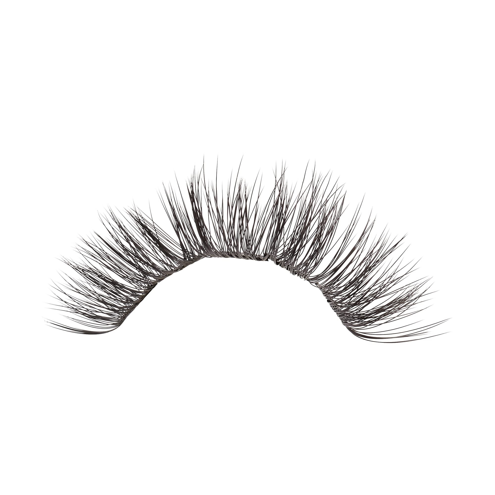 KISS Falscara Multipack False Eyelashes, Lash Clusters, Extra Drama Wisps', 18mm-20mm, Includes 24 Lash Wisps (6 Short, 12 Medium, 6 Long), Contact Lens Friendly, Easy to Apply, Reusable Strip Lashes