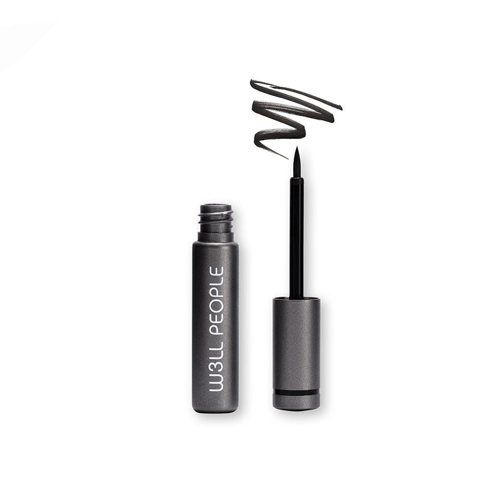 Well People Fresh Lines Liquid Eyeliner, Longwear Liquid Eyeliner For Precise Lines, Hydrating & Smudge-resistant Formula, Vegan & Cruelty-free, Black