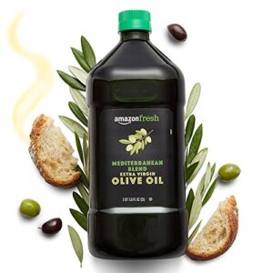amazon fresh, mediterranean blend extra virgin olive oil, 2 qt (2l)