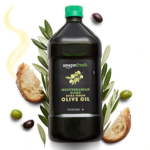 Amazon Fresh, Mediterranean Blend Extra Virgin Olive Oil, 2 Qt (2L)