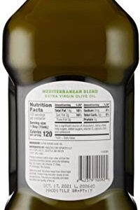 Amazon Fresh, Mediterranean Blend Extra Virgin Olive Oil, 2 Qt (2L)