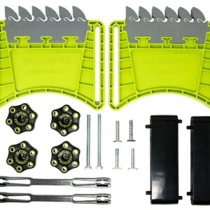 BOW Products FeatherDUO FP3 - Featherboard for Table Saws, Router Tables and Band Saws - Stackable Feather Board with EVA Feathers for Taller Material Feeds - Woodworking Tools and Safety Accessories