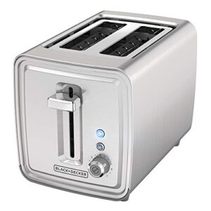 bd 2 slice toaster silver
