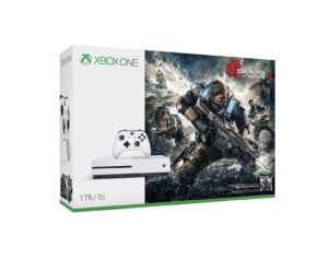 microsoft xbox one s gears of war 4 bundle (1tb) - game pad supported - wireless - white - amd radeon graphics core next - 3840 x 2160-16:9-2160p - blu-ray disc player - 1 tb hdd - gigabit etherne