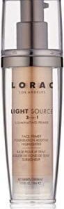 LORAC Light Source Illimunating 3 in 1 Primer, Dusk, 1.01 Fl Oz