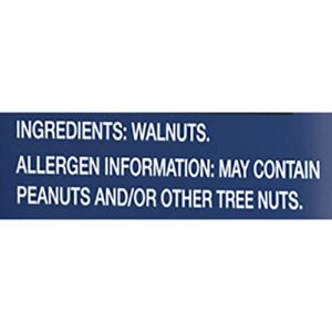 Fisher Chef's Naturals Walnut Halves & Pieces 2 lb, 100% California Unsalted Walnuts for Baking & Cooking, Snack Topping, Great with Yogurt & Cereal, Vegan Protein, Keto Snack, Gluten Free