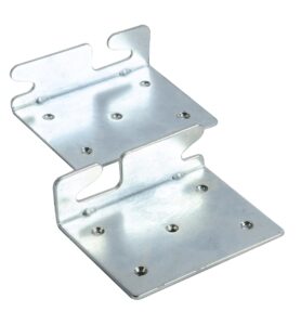 bed claw angled retro-hook plates, set of 2 with hardware