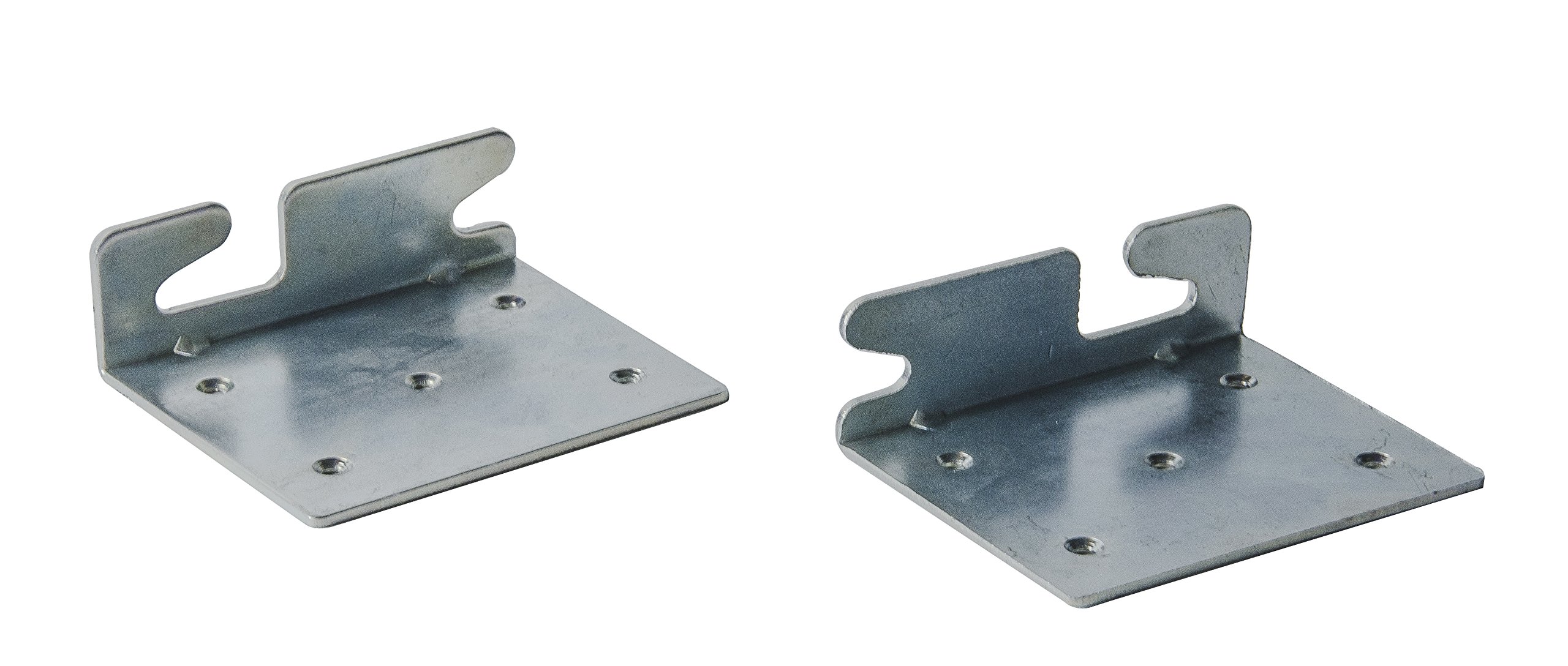 Bed Claw Angled Retro-Hook Plates, Set of 2 with Hardware