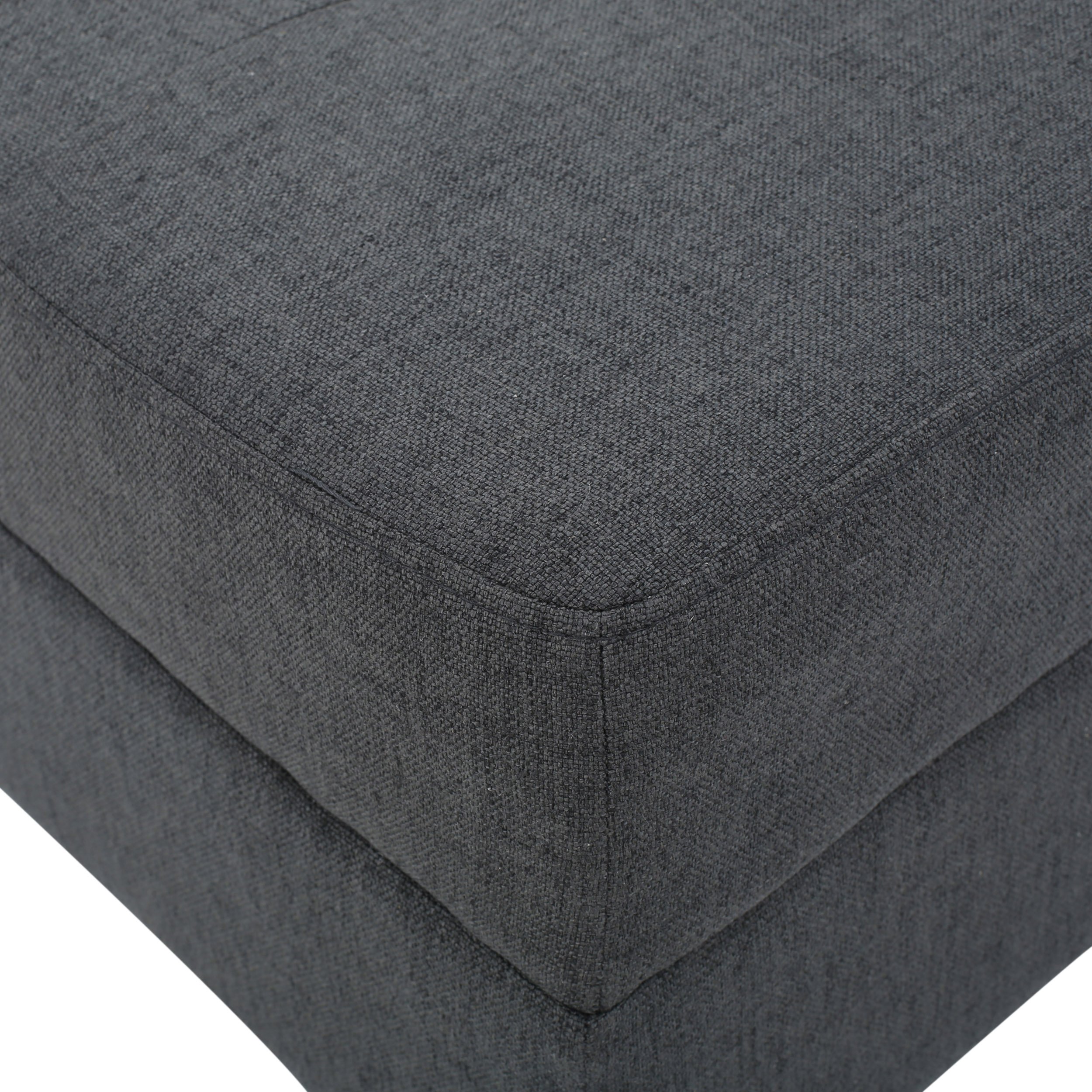 Christopher Knight Home Zahra Ottoman, Dark Grey