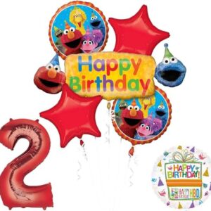 Elmo and Friends 2nd Birthday Supplies Decorations Balloon kit