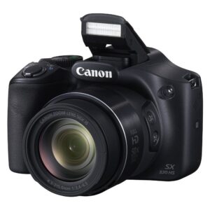 Canon SX530-CR 16.0 MP PowerShot CMOS Digital Camera with 50x Optical Image Stabilized Zoom (24-1200mm) and 3-Inch LCD HD 1080p Video, Renewed - Black