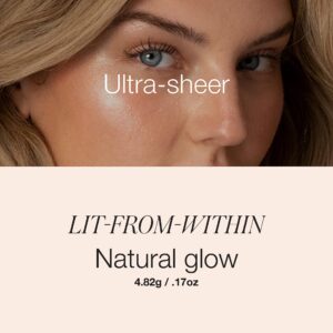 RMS Beauty Luminizer - Cream Highlighter Makeup, Luminous Dewy Makeup Highlighter Eyeshadow, Body Shimmer, Face Highlighters & Luminizers, Glow Makeup