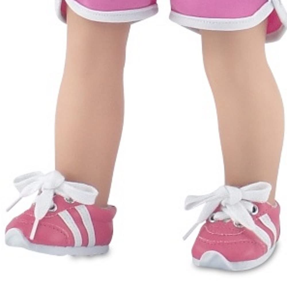 Emily Rose 18 Inch Doll Sports Yoga Exercise Clothes Outfit, Including Pink Doll Sneakers Gym Shoes! | Gift Boxed! | Compatible with American Girl Dolls