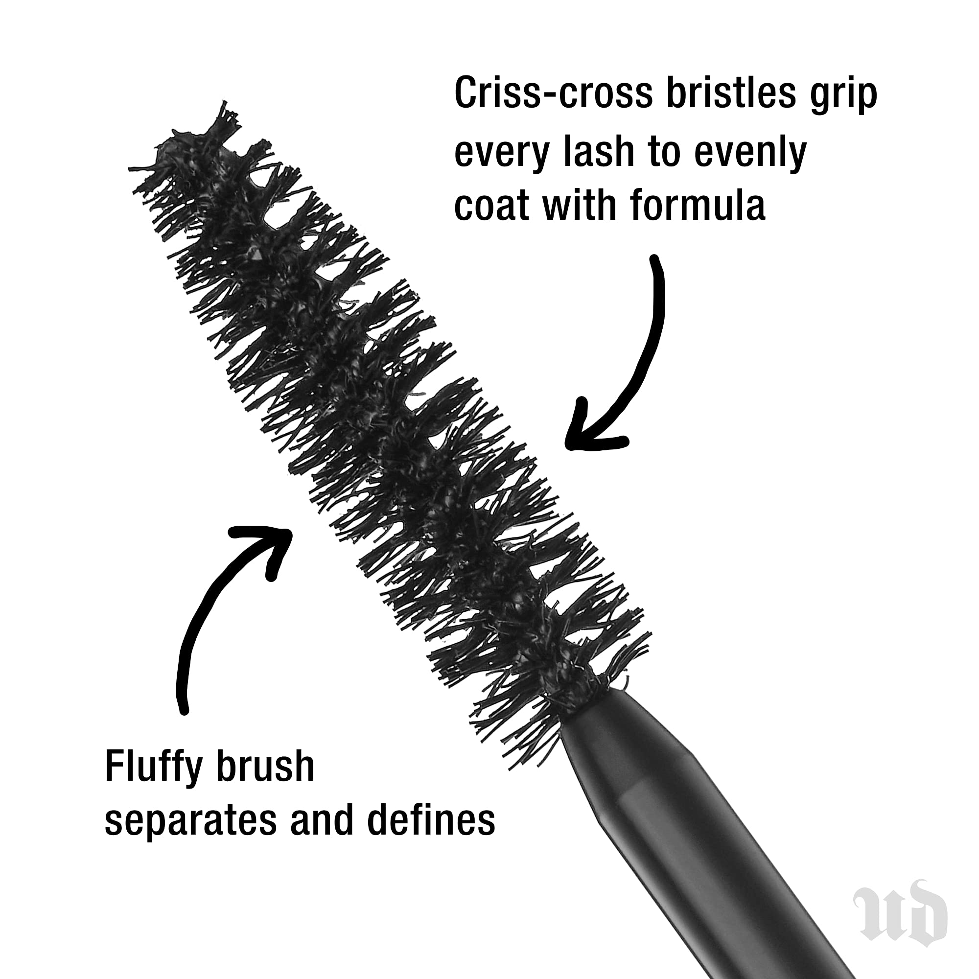 Urban Decay Perversion Volumizing Mascara, Black Lengthening Mascara, Buildable Lash Volume & Length, Longwear, Non-waterproof, Clump-free Lash Lift, Cruelty-free, Paraben-free, 0.4 fl oz