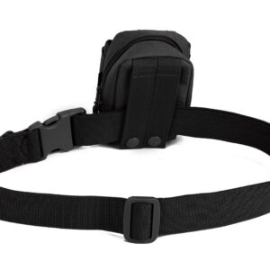 ArcEnCiel Airsoft Belt Tactical Military Battle Combat Utility Paintball Carrier (Black)