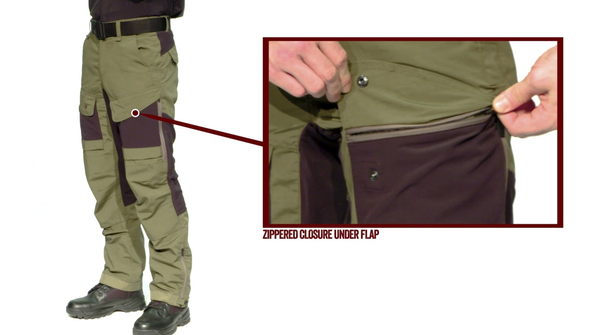 TRU-SPEC Men's 24-7 Series Xpedition Pant, Ranger Green/Black, 30W 30L