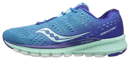 Saucony Women's Breakthru 3 Running Shoe, Blue Mint, 08.0 M US