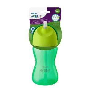 philips avent straw mug without handle, 12Â months + 300Â ml