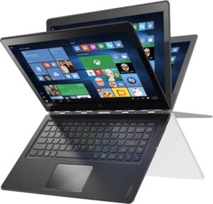 lenovo yoga 900 2-in-1 13.3-inch qhd+ ips multitouch convertible laptop (core i7-6560u, 256gb ssd, 8gb ram) -platinum silver