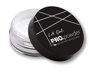 l.a. girl pro powder high definition setting powder translucent pack, matte finish, clear, 3 count(pack of 1)