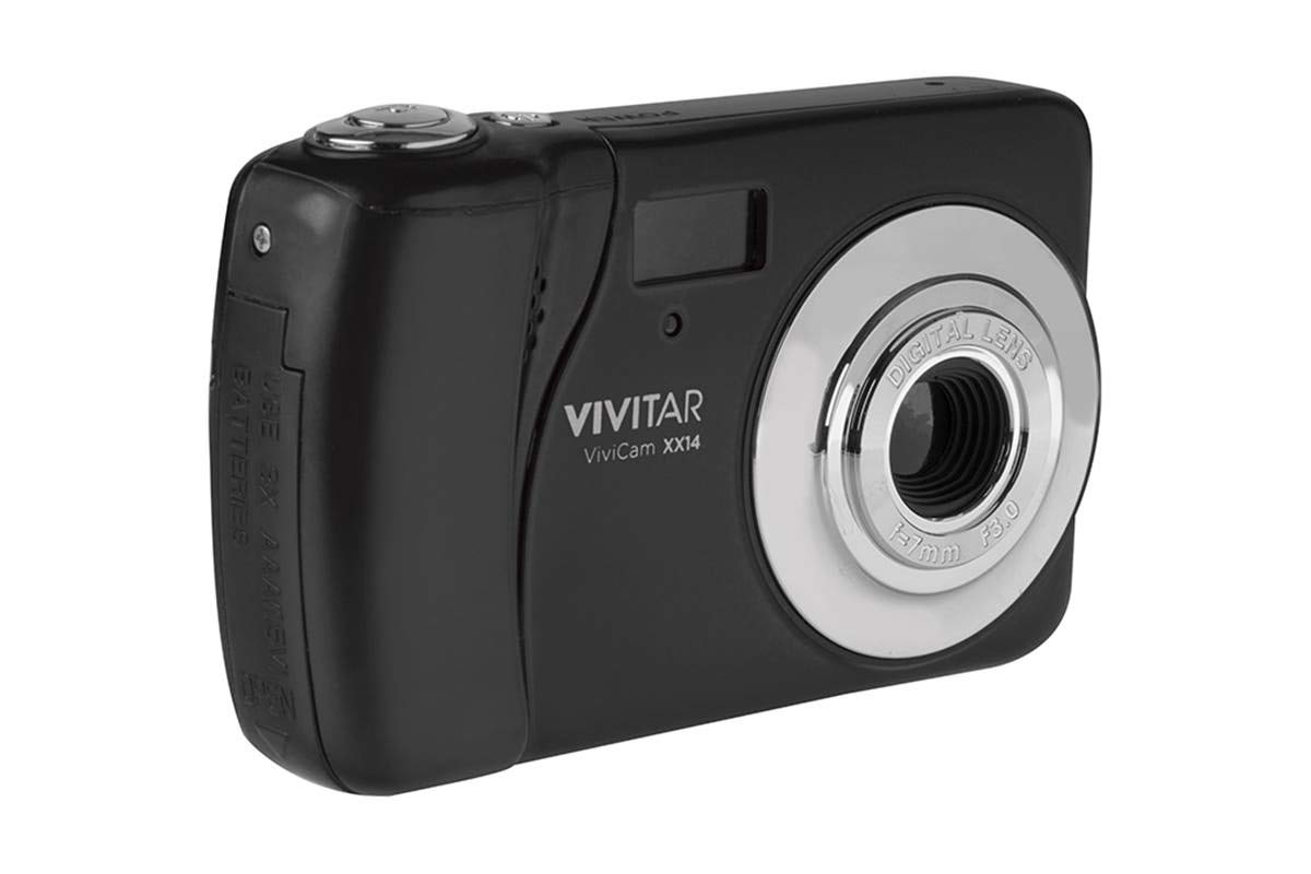 Vivitar VX018 Selfie Cam Digital Camera, Black