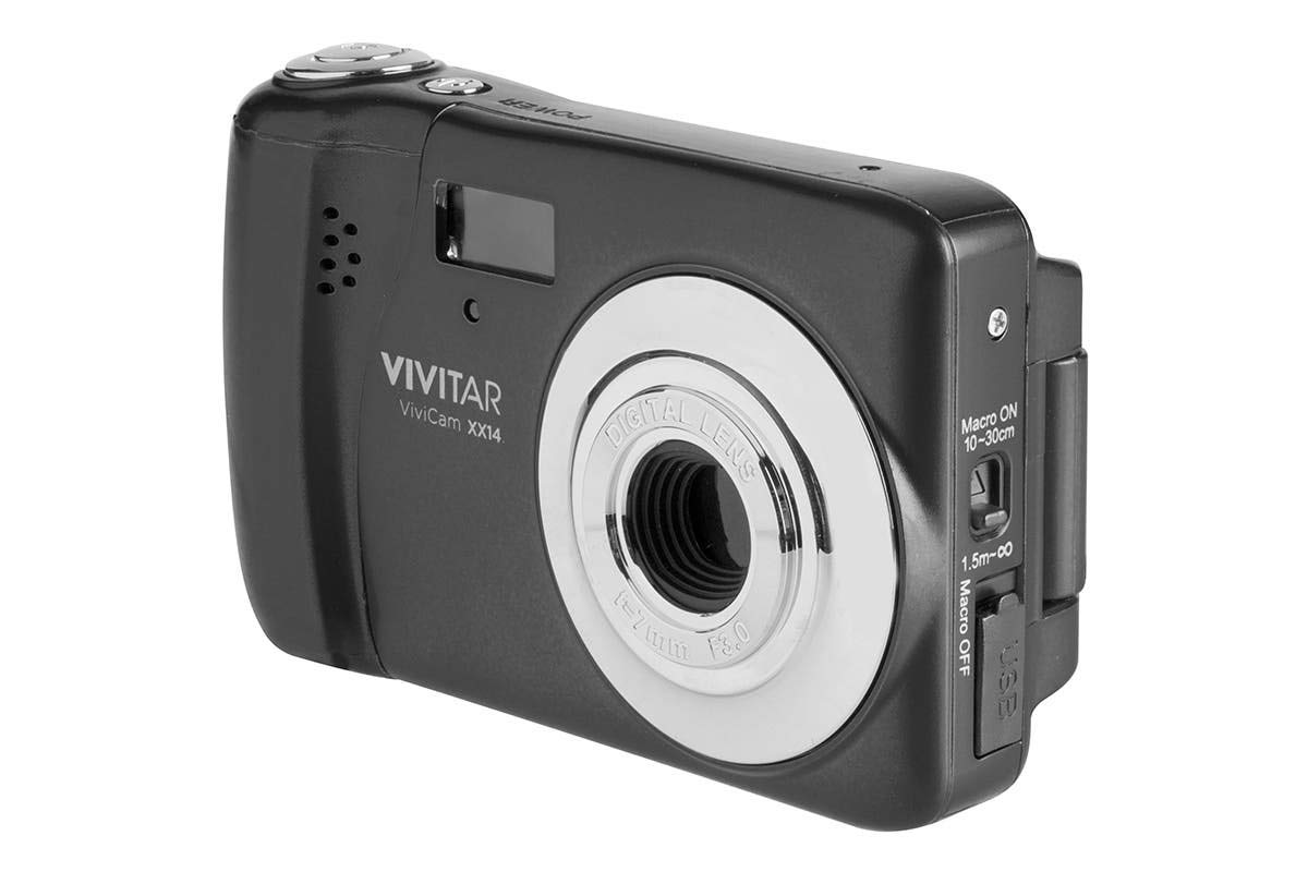 Vivitar VX018 Selfie Cam Digital Camera, Black