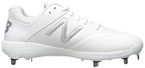 New Balance Women's Fuse V1 Metal Softball Shoe, White, 8 B US