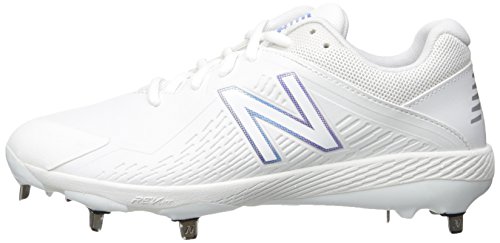 New Balance Women's Fuse V1 Metal Softball Shoe, White, 8 B US